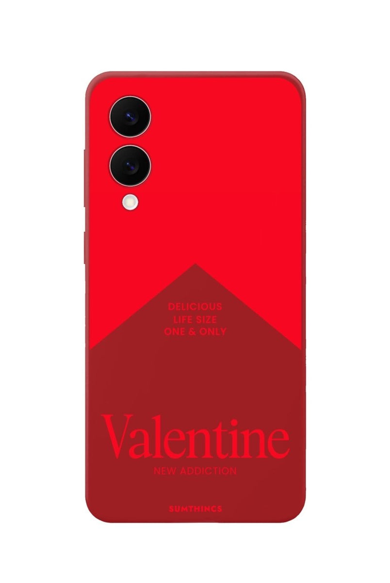 Samsung S25 Edge Valentine Premium Telefon Kılıfı Kırmızı - SUMTHINCS