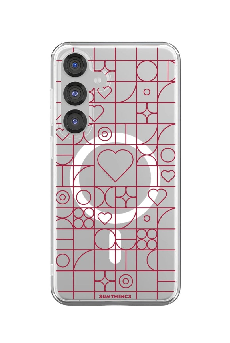 Samsung S25 FE Connect Clear Magsafe Telefon Kılıfı - Sumthincs