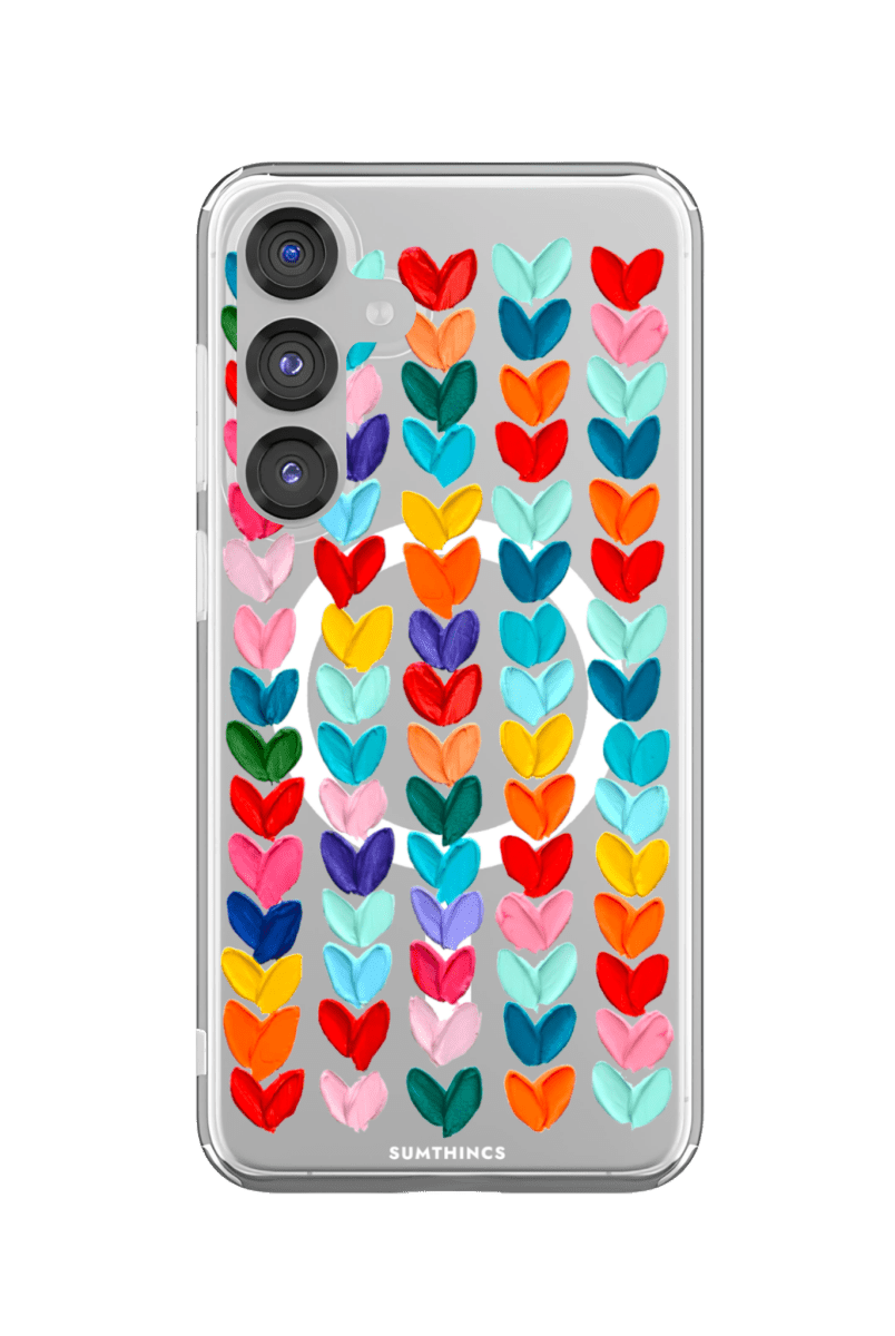 Samsung S25 FE Lovestorm Clear Magsafe Şeffaf Telefon Kılıfı - SUMTHINCS