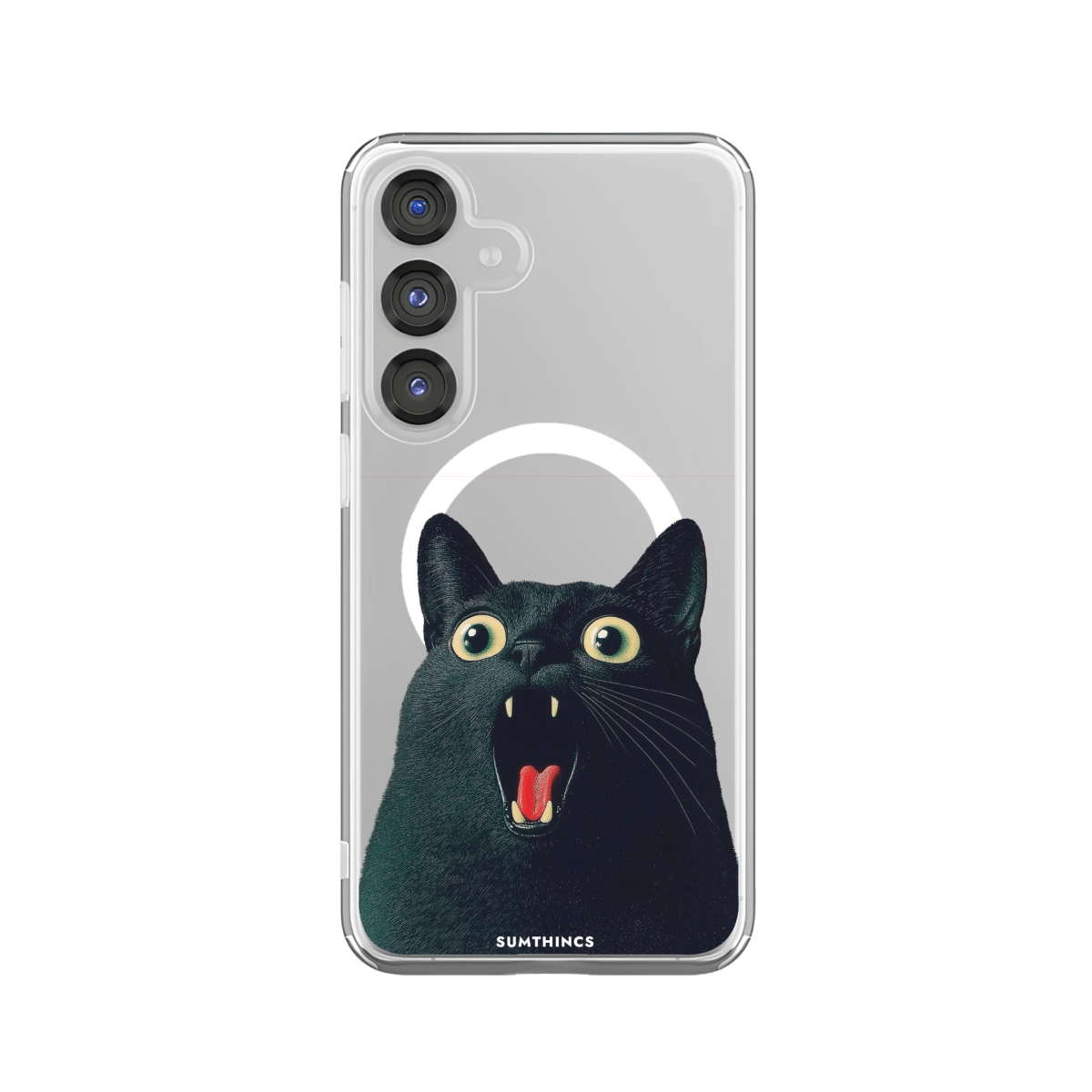 Samsung S25 Meoww Clear Magsafe Telefon Kılıfı - SUMTHINCS