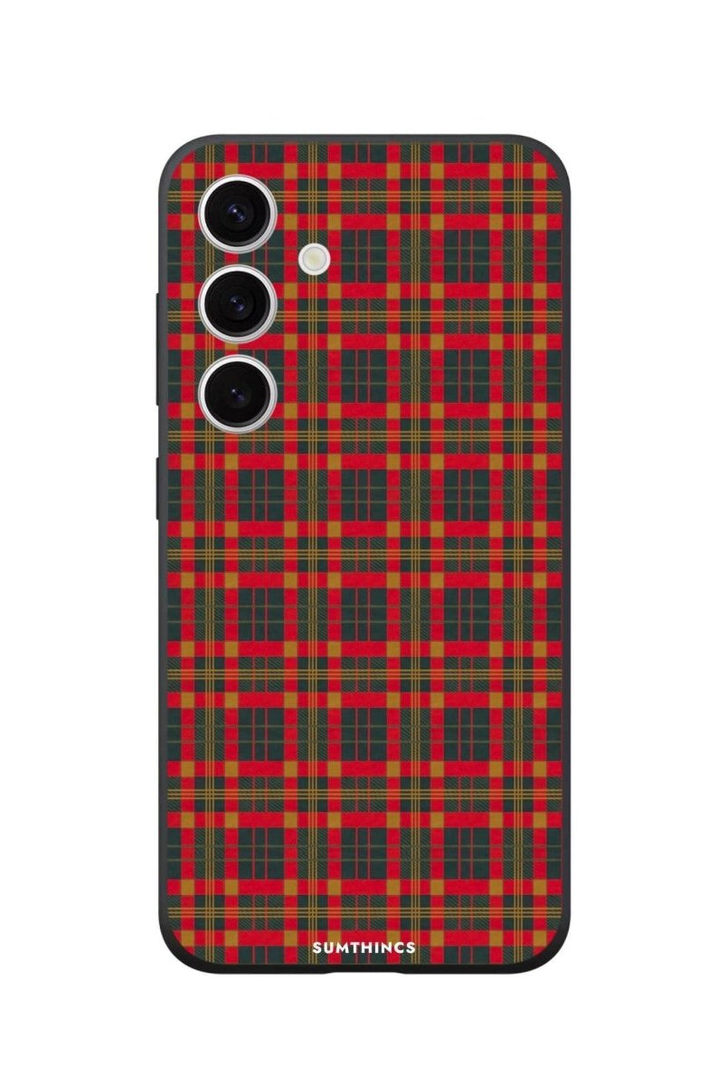 Samsung S25 Plus Christmas Plaid Premium Telefon Kılıfı - SUMTHINCS