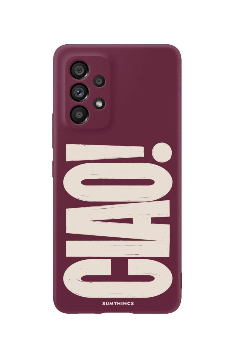 Samsung S25 Plus CIAO! Premium Telefon Kılıfı Bordo - SUMTHINCS