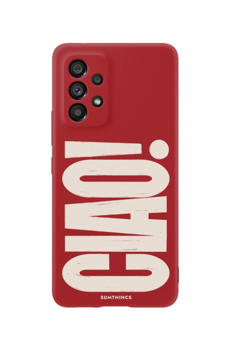Samsung S25 Plus CIAO! Premium Telefon Kılıfı Kırmızı - SUMTHINCS