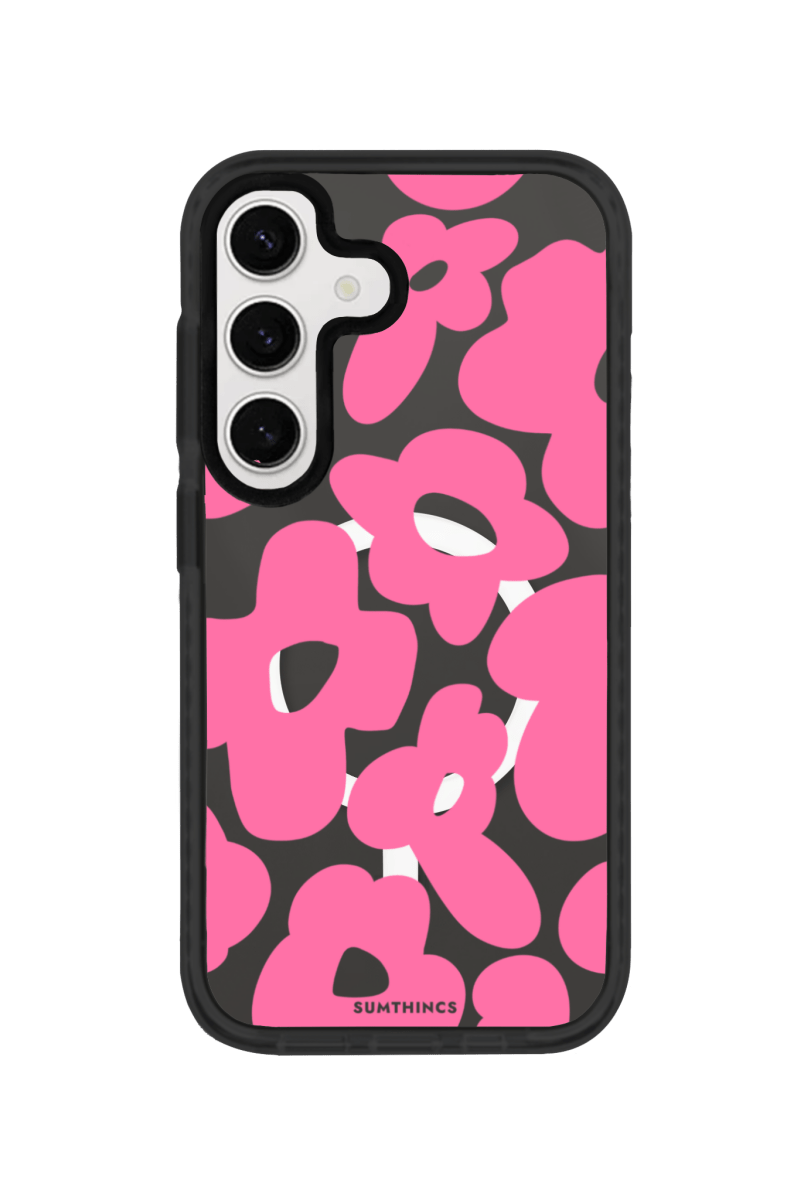 Samsung S25 Plus Daisy Pop Magsafe Procase Telefon Kılıfı Antrasit - SUMTHINCS