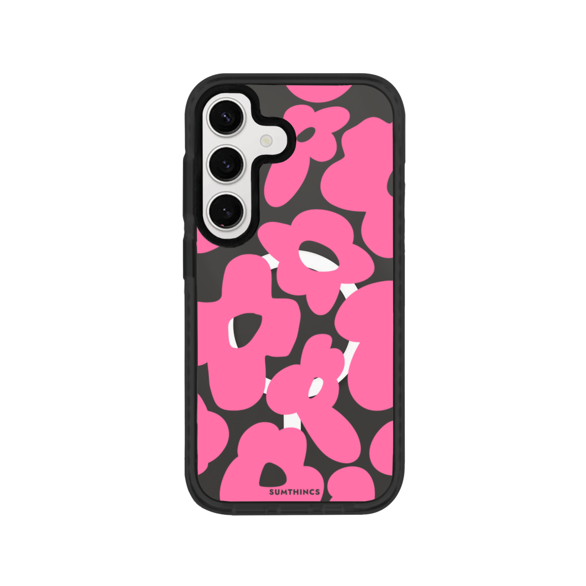 Samsung S25 Plus Daisy Pop Magsafe Procase Telefon Kılıfı Antrasit - SUMTHINCS