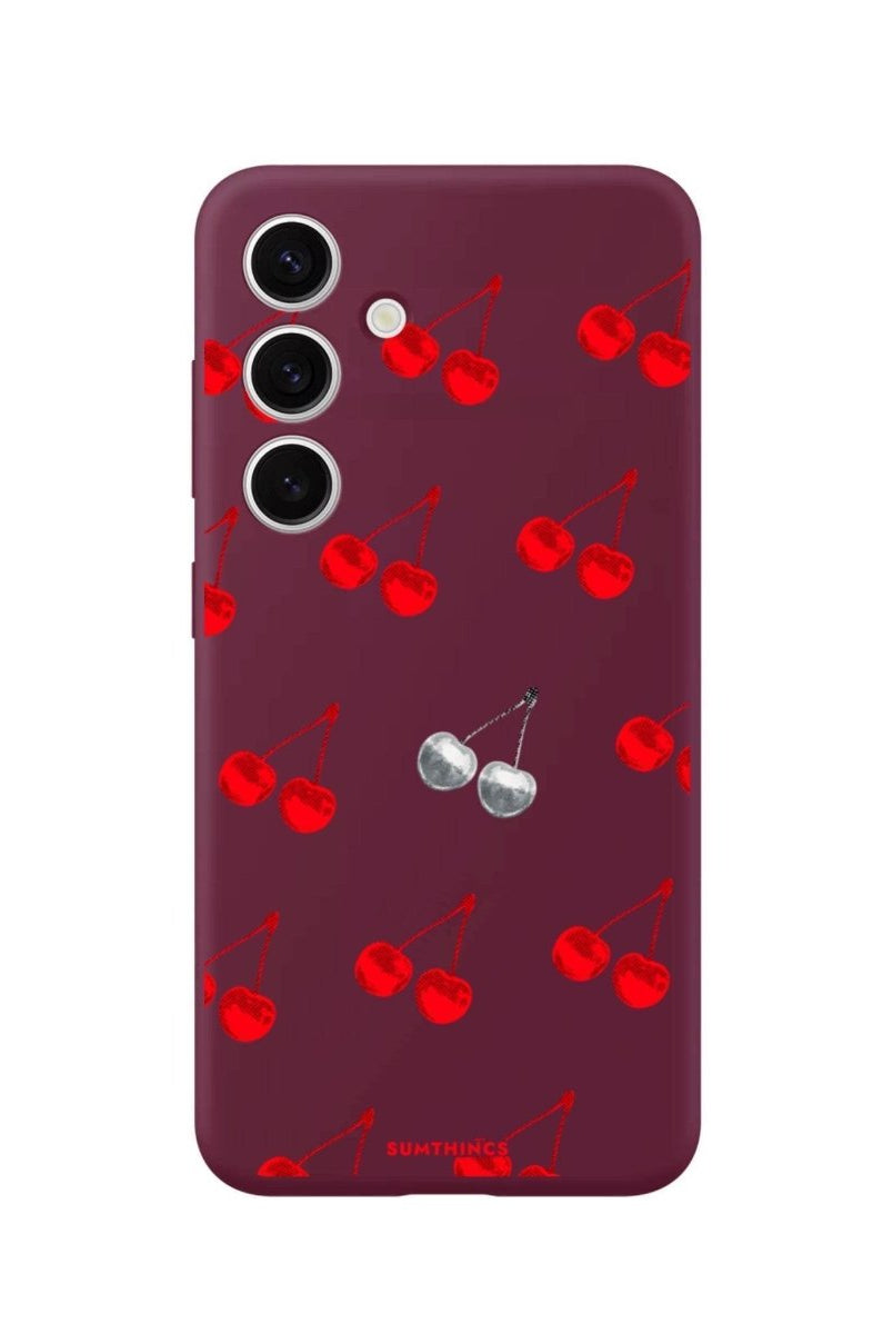 Samsung S25 Plus Disco Cherry Premium Telefon Kılıfı - SUMTHINCS