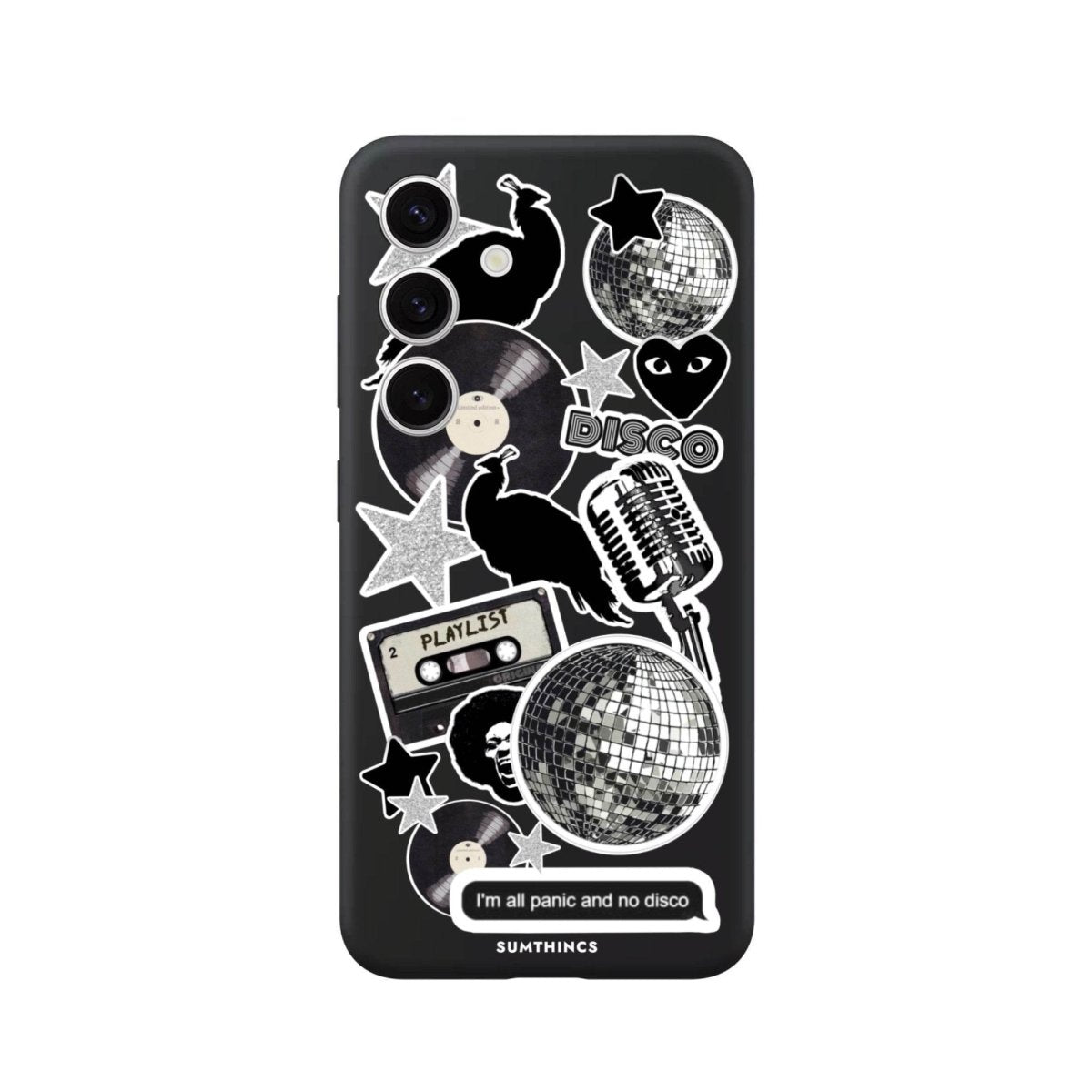 Samsung S25 Plus Disco Stickers Premium Telefon Kılıfı - SUMTHINCS