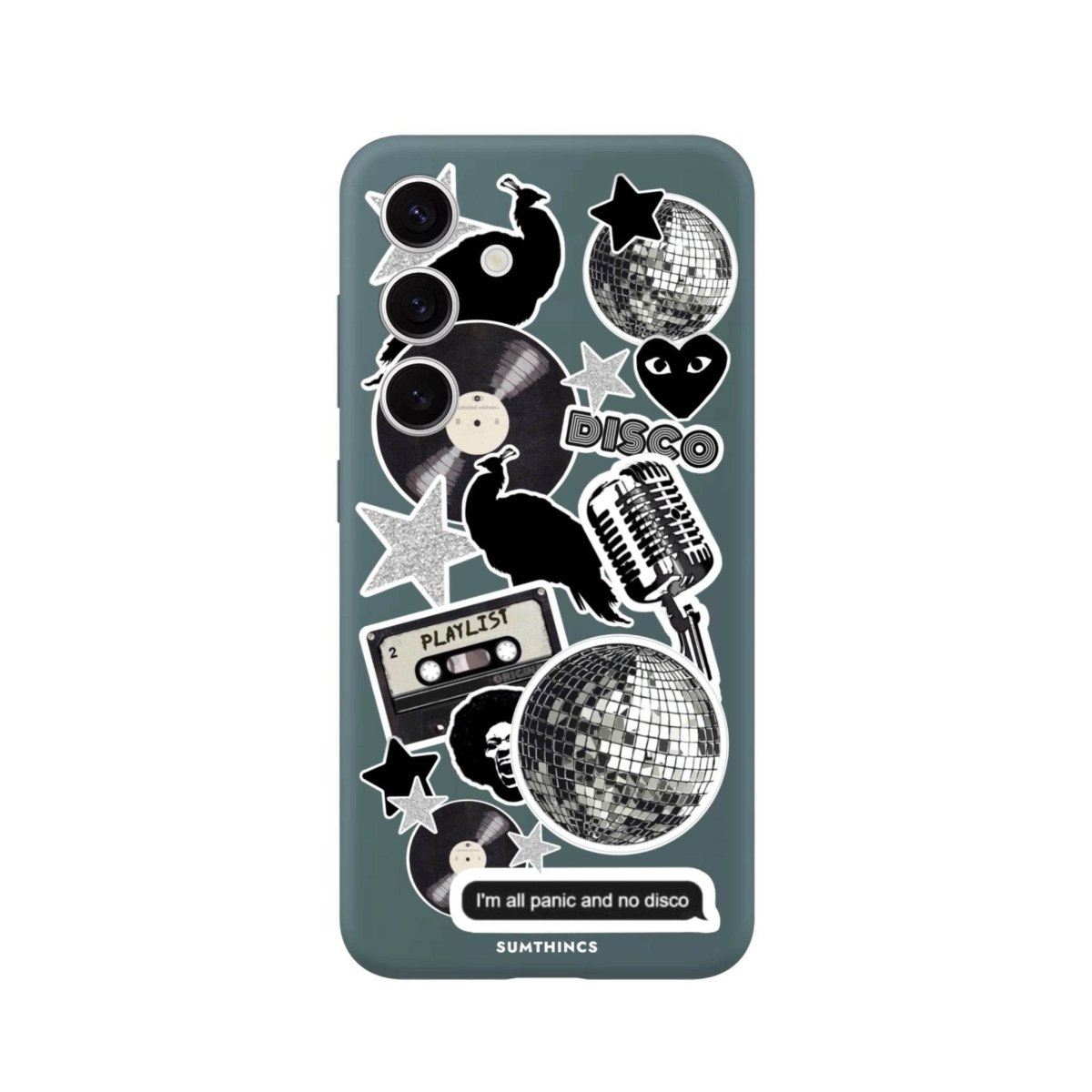 Samsung S25 Plus Disco Stickers Premium Telefon Kılıfı - SUMTHINCS