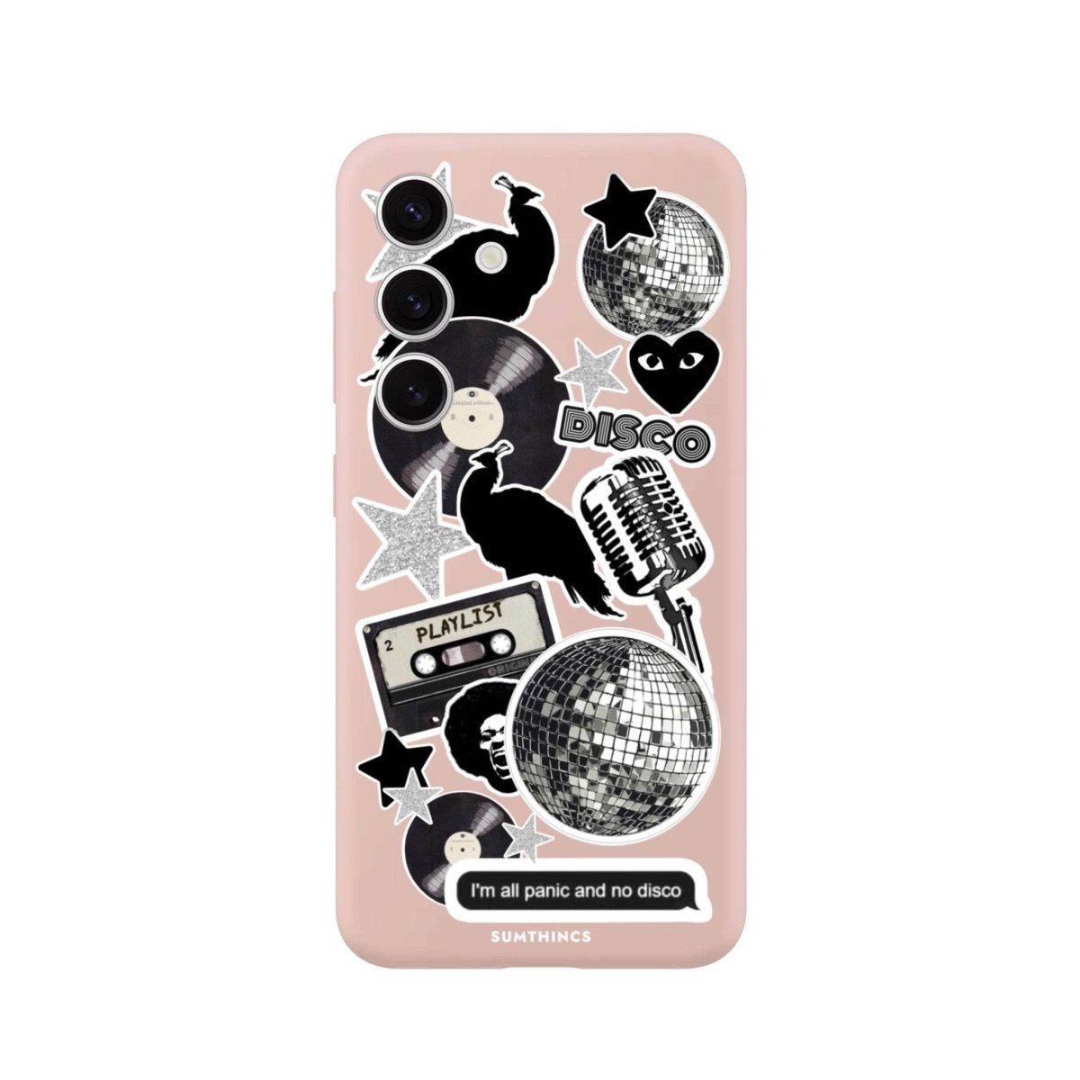 Samsung S25 Plus Disco Stickers Premium Telefon Kılıfı - SUMTHINCS