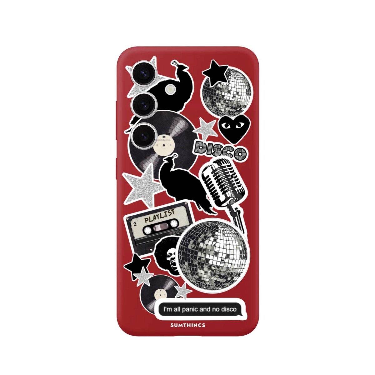 Samsung S25 Plus Disco Stickers Premium Telefon Kılıfı - SUMTHINCS