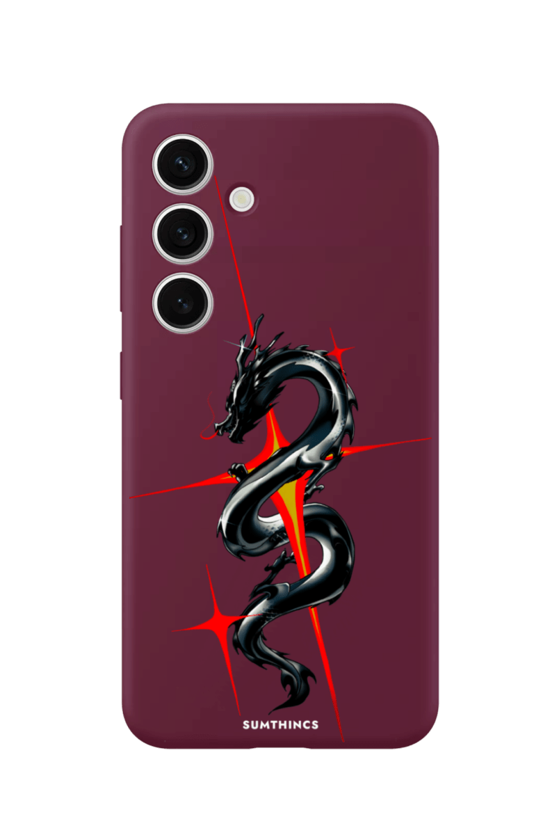 Samsung S25 Plus Dragonflare Premium Telefon Kılıfı Bordo - SUMTHINCS