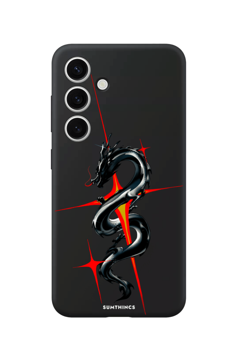 Samsung S25 Plus Dragonflare Premium Telefon Kılıfı Siyah - SUMTHINCS