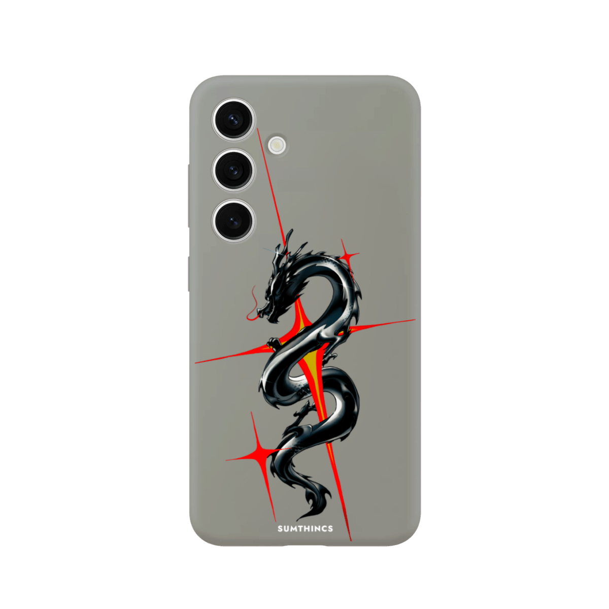 Samsung S25 Plus Dragonflare Premium Telefon Kılıfı Gri - SUMTHINCS