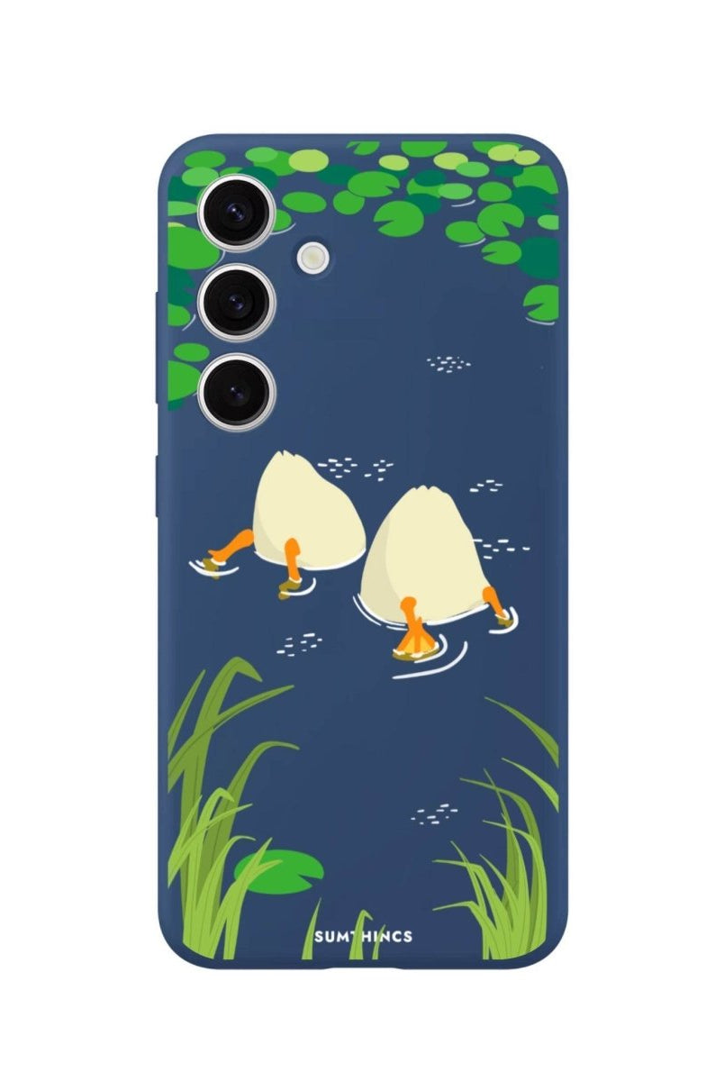 Samsung S25 Plus Ducks Premium Telefon Kılıfı Pasifik Mavi - SUMTHINCS