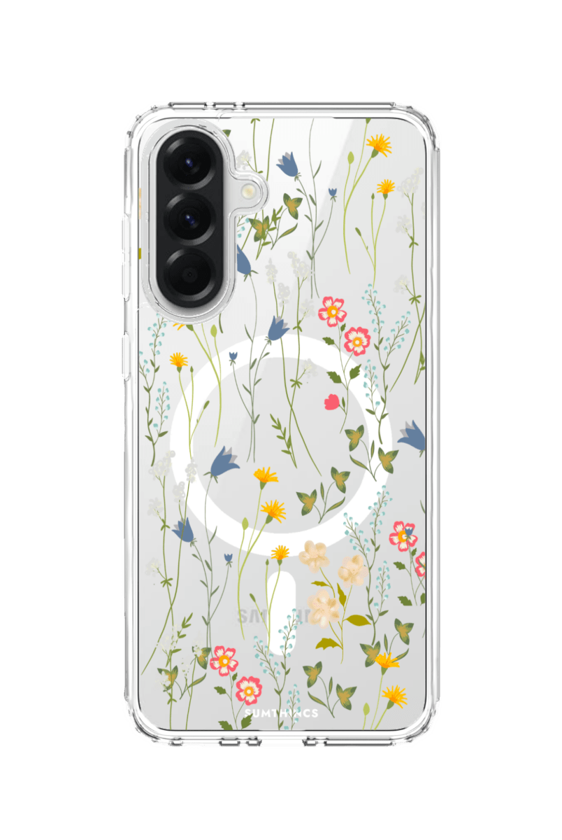 Samsung S25 Plus Eternal Garden Clear Magsafe Şeffaf Telefon Kılıfı - SUMTHINCS