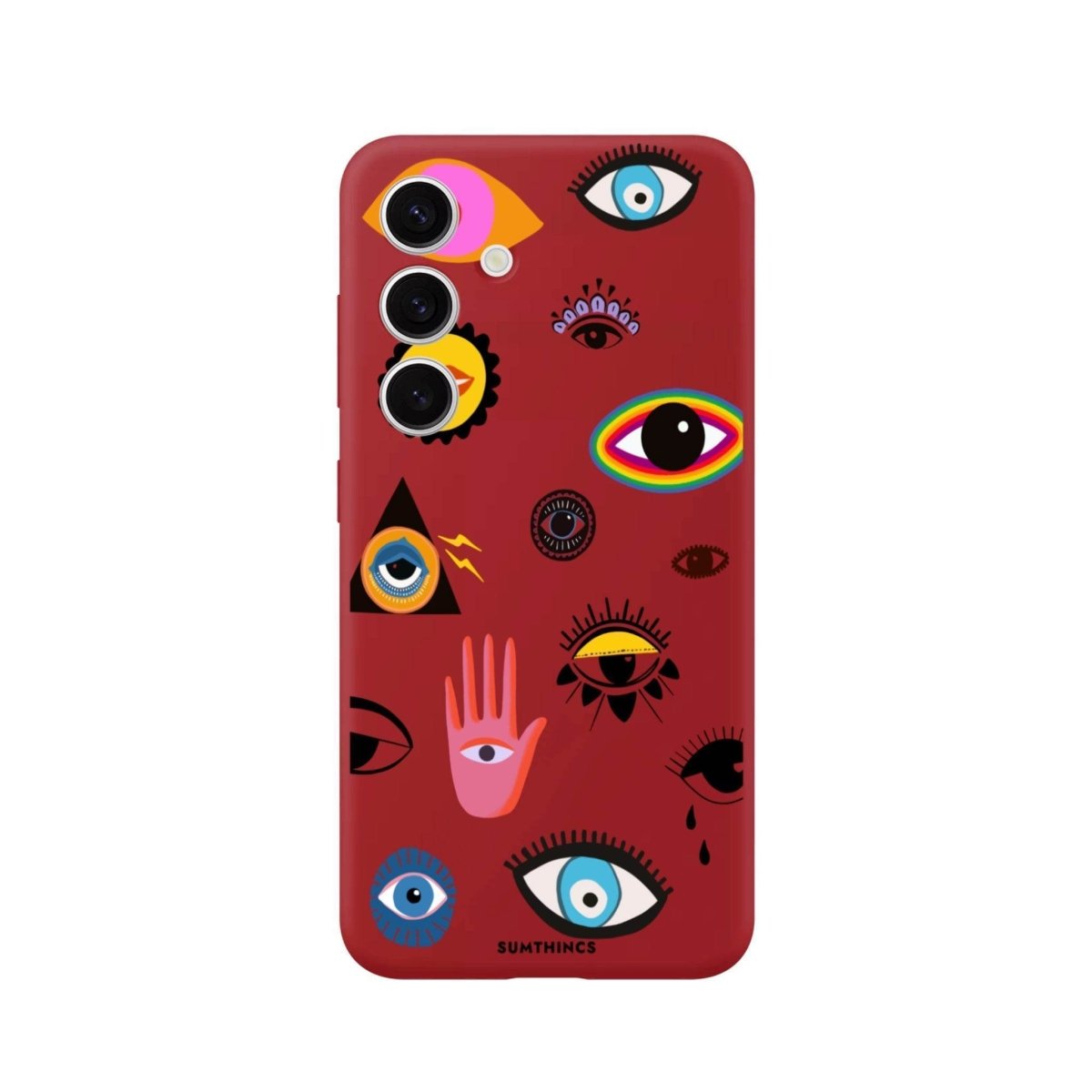 Samsung S25 Plus Eye Stickers Premium Telefon Kılıfı - SUMTHINCS