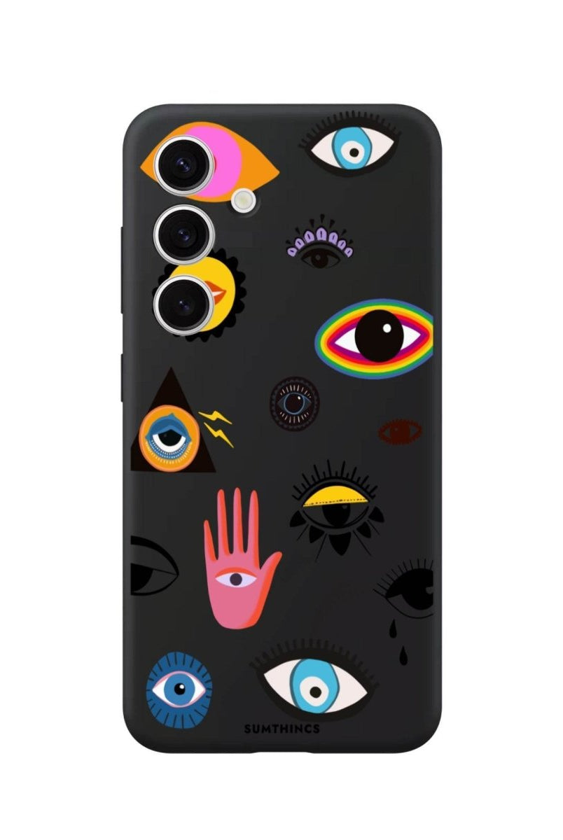 Samsung S25 Plus Eye Stickers Premium Telefon Kılıfı - SUMTHINCS