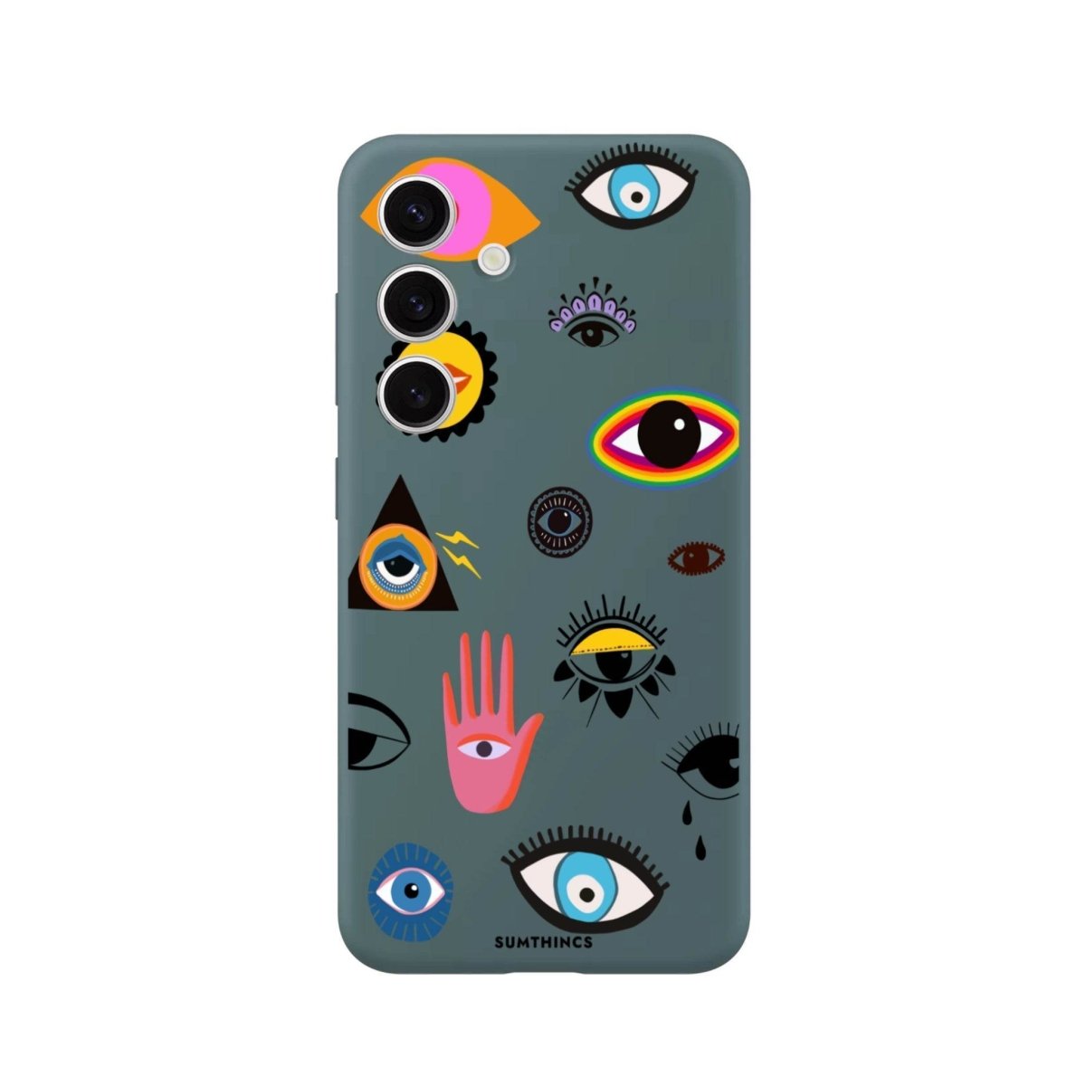 Samsung S25 Plus Eye Stickers Premium Telefon Kılıfı - SUMTHINCS