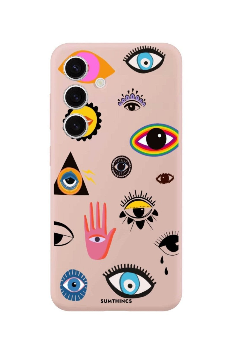 Samsung S25 Plus Eye Stickers Premium Telefon Kılıfı - SUMTHINCS