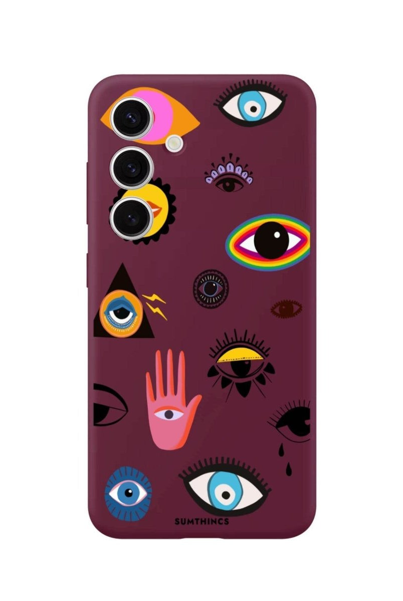 Samsung S25 Plus Eye Stickers Premium Telefon Kılıfı - SUMTHINCS