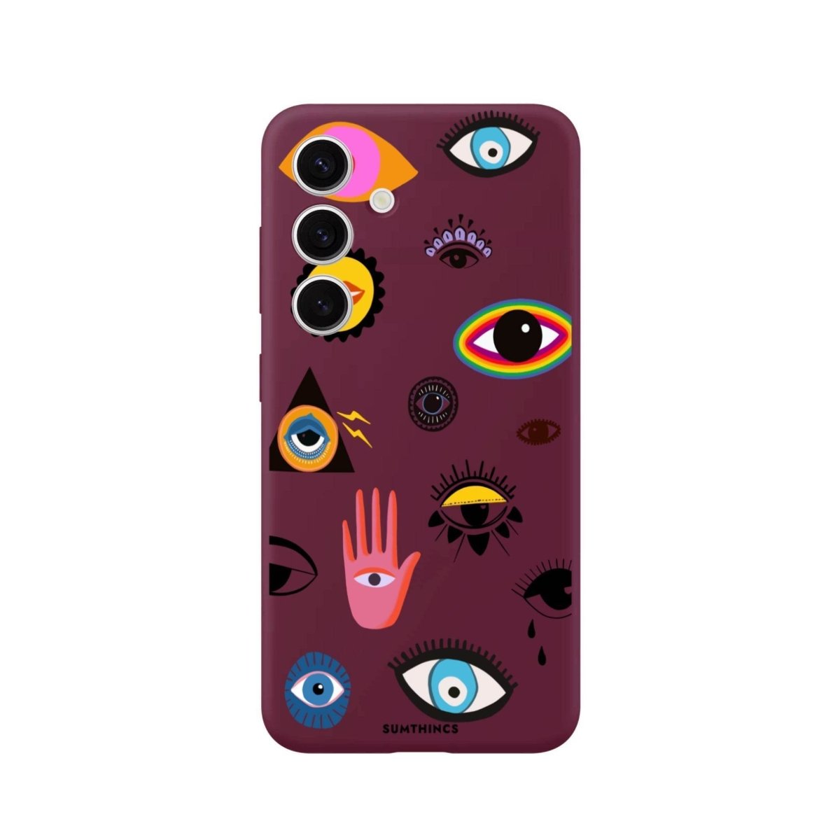 Samsung S25 Plus Eye Stickers Premium Telefon Kılıfı - SUMTHINCS
