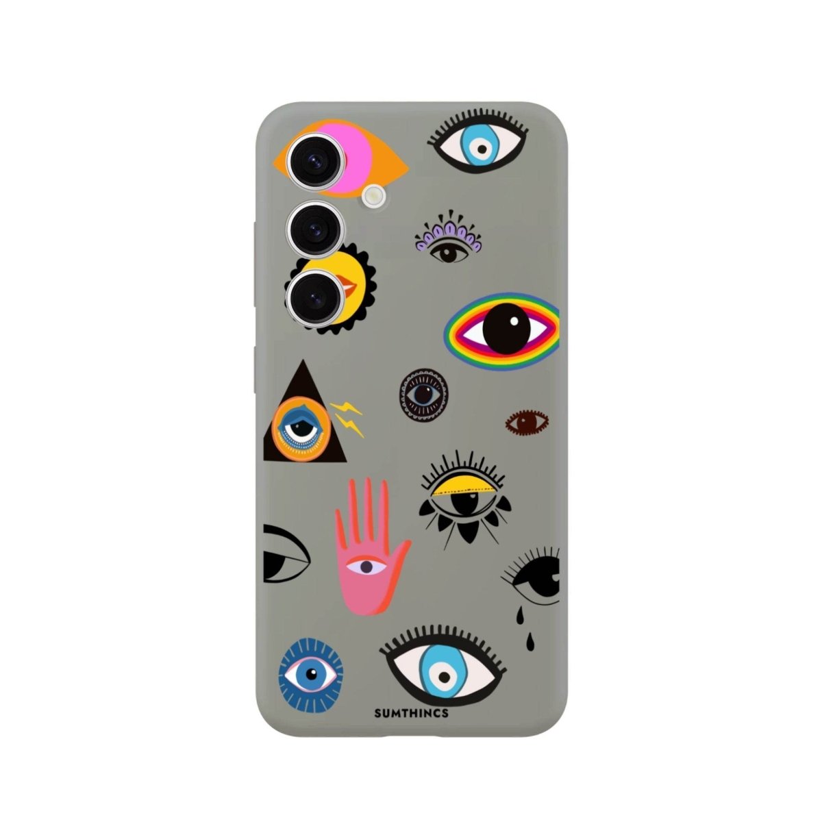 Samsung S25 Plus Eye Stickers Premium Telefon Kılıfı - SUMTHINCS