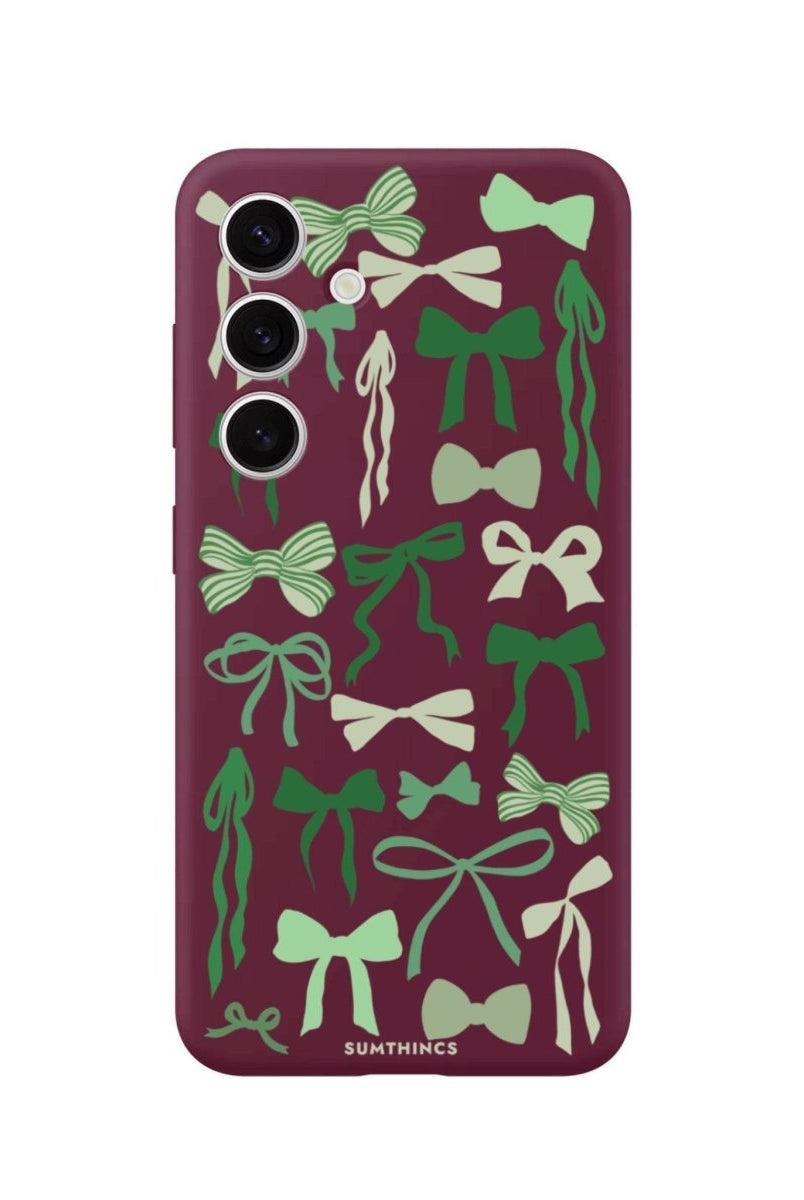 Samsung S25 Plus Green Garland Premium Telefon Kılıfı - SUMTHINCS