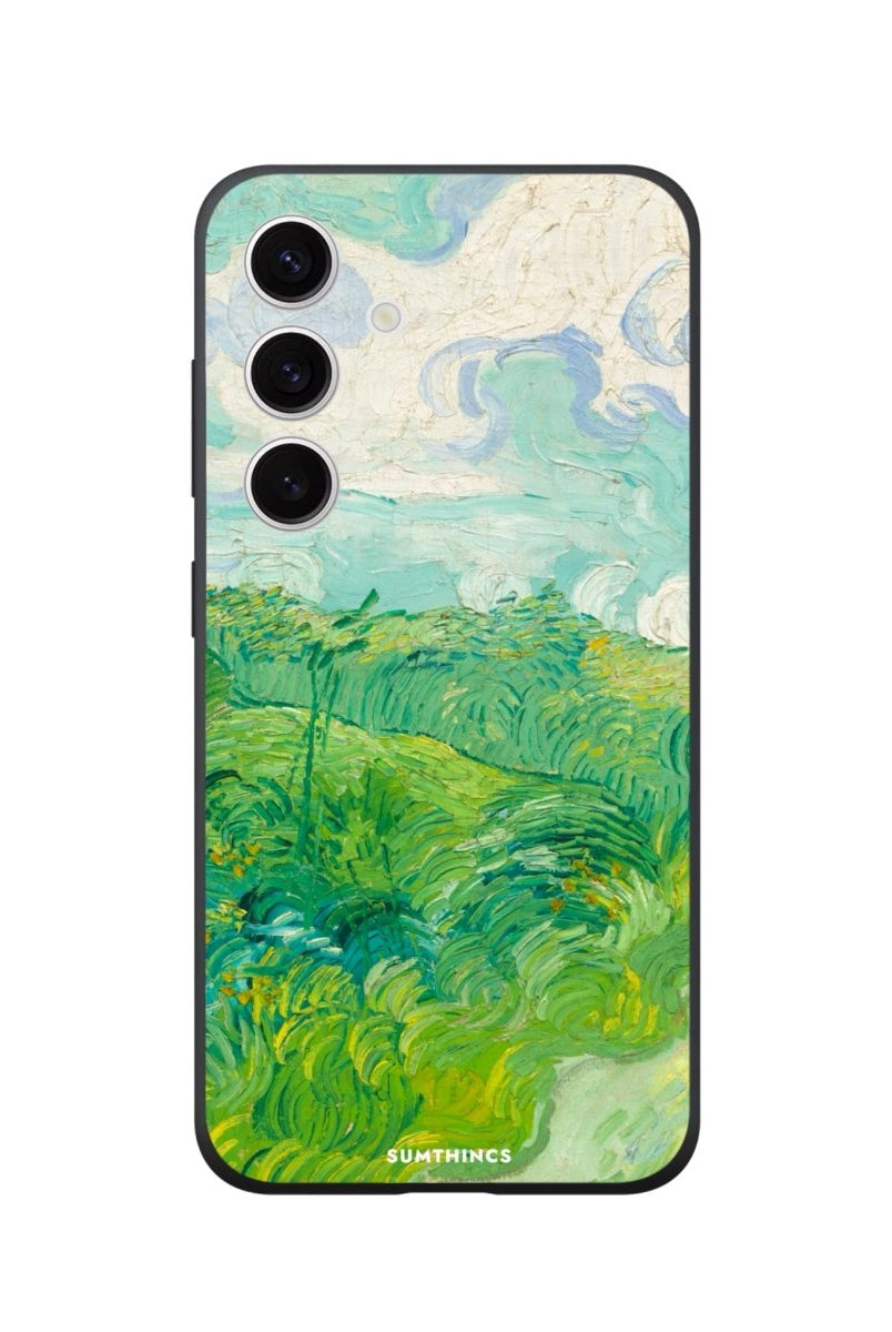 Samsung S25 Plus Green Wheat Fields Premium Telefon Kılıfı - SUMTHINCS