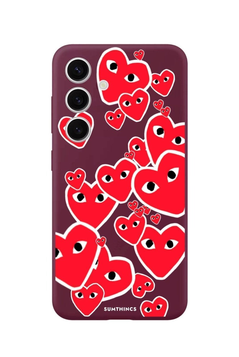 Samsung S25 Plus Hearts Premium Telefon Kılıfı - SUMTHINCS