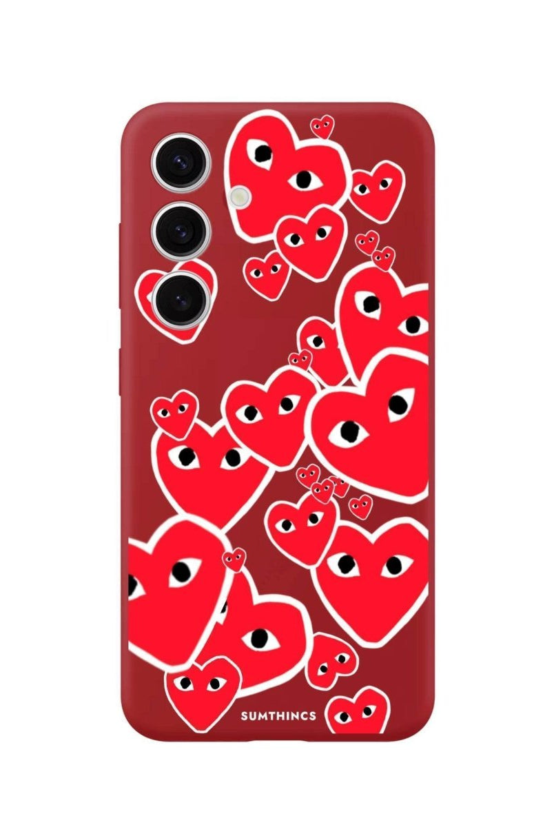 Samsung S25 Plus Hearts Premium Telefon Kılıfı - SUMTHINCS