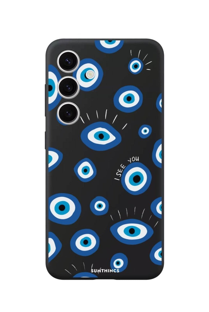 Samsung S25 Plus I See You Premium Telefon Kılıfı Siyah - SUMTHINCS