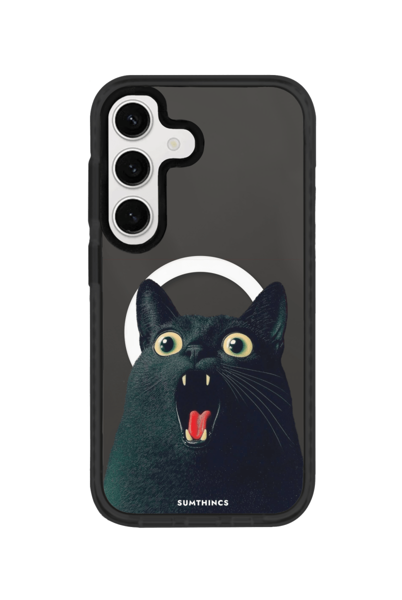 Samsung S25 Plus Meoww Magsafe Procase Telefon Kılıfı Antrasit - SUMTHINCS