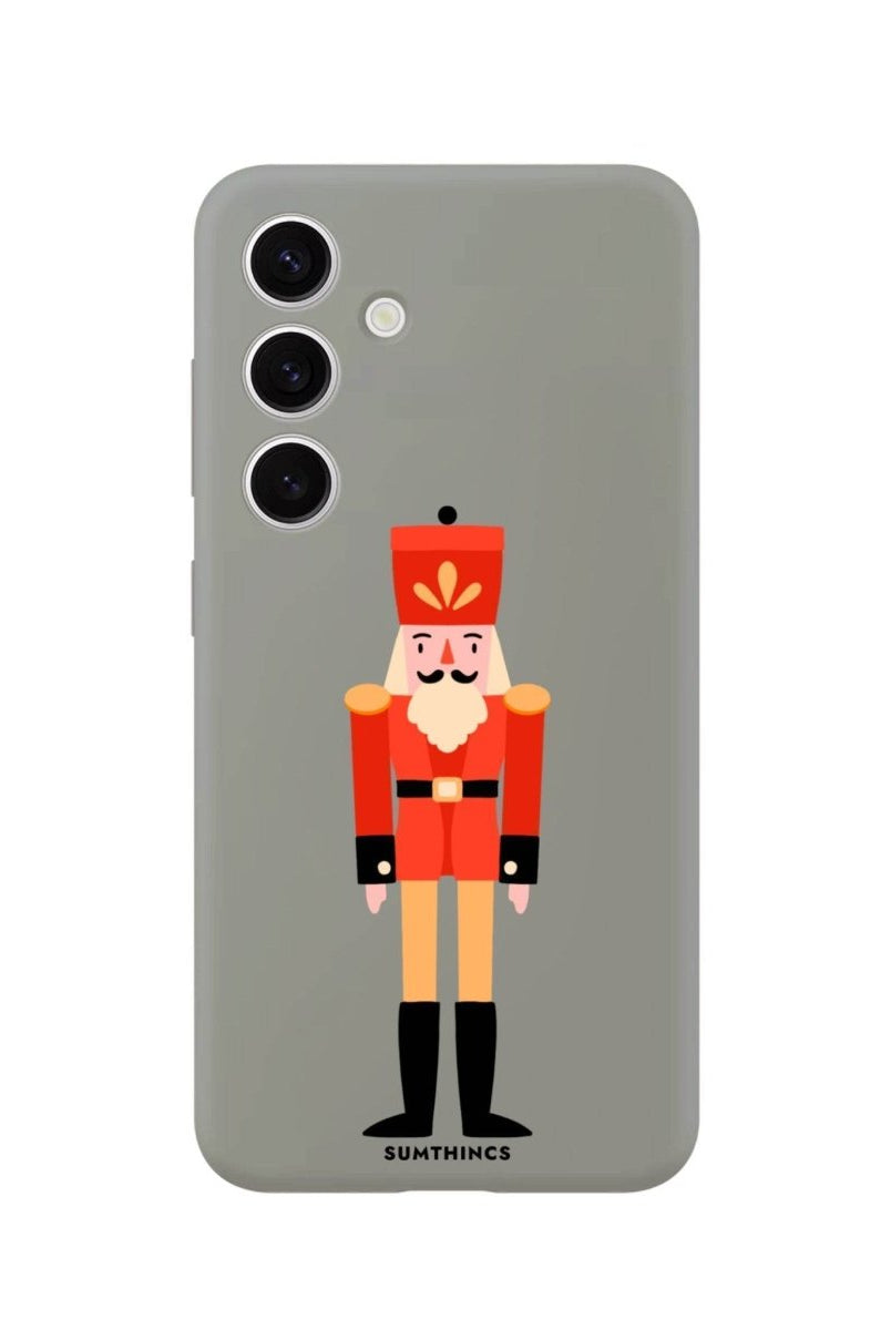 Samsung S25 Plus Nutcracker Premium Telefon Kılıfı Gri - SUMTHINCS