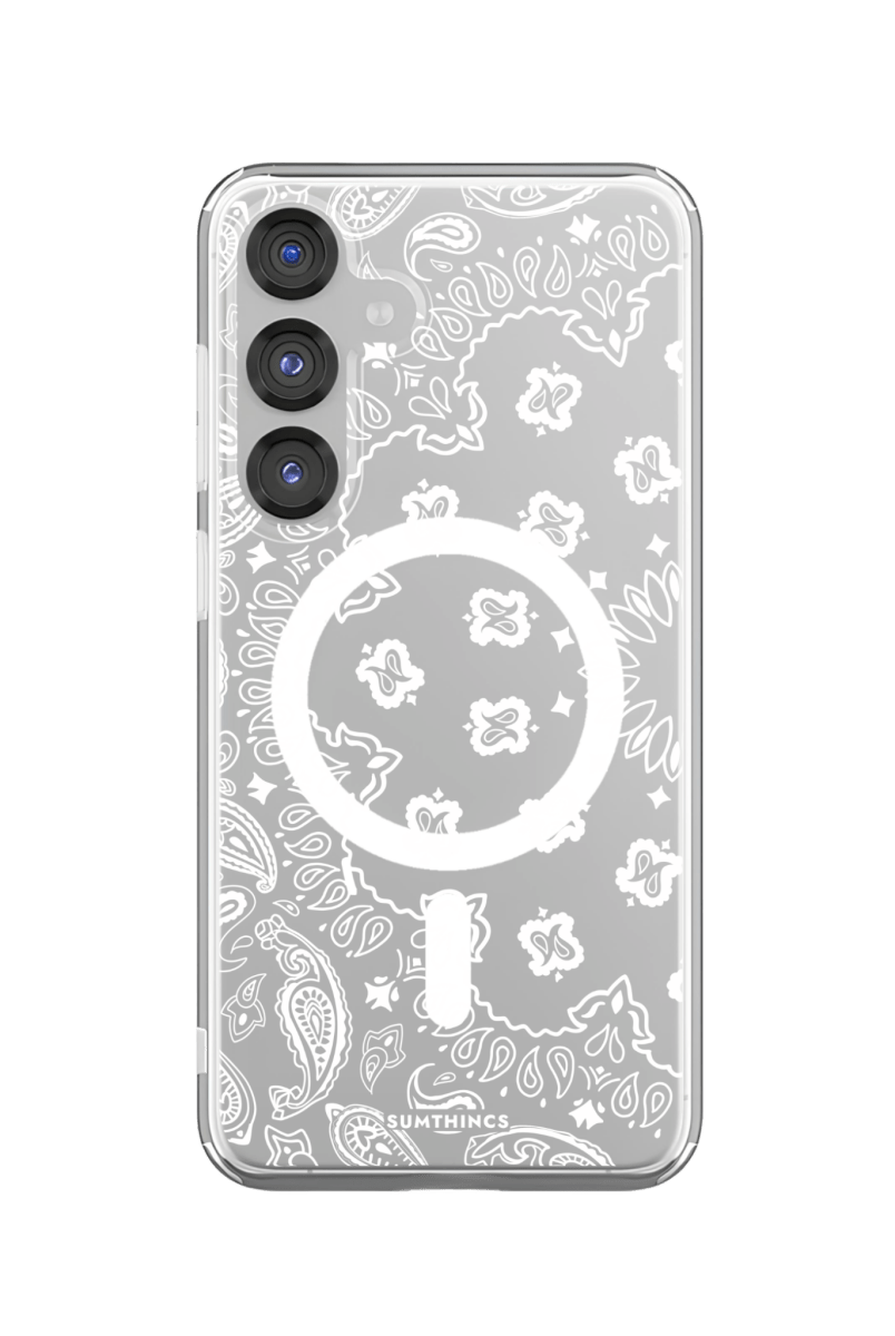Samsung S25 Plus Paisley Clear Magsafe Telefon Kılıfı - SUMTHINCS