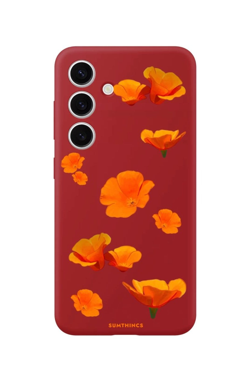 Samsung S25 Plus Poppies Premium Telefon Kılıfı - SUMTHINCS