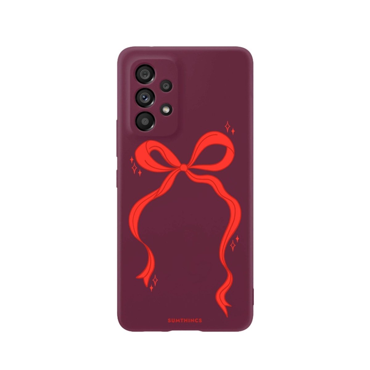 Samsung S25 Plus Red Bow Premium Telefon Kılıfı - SUMTHINCS