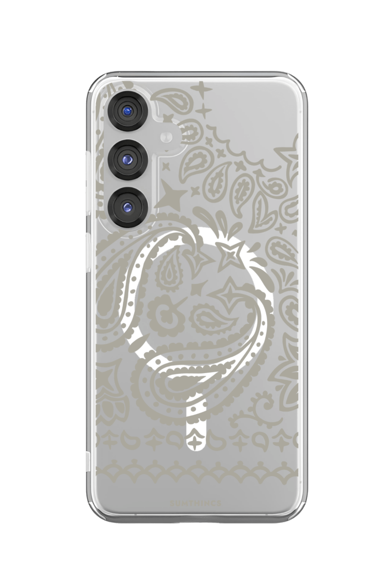 Samsung S25 Plus Urban Bandana Clear Magsafe Şeffaf Telefon Kılıfı - SUMTHINCS