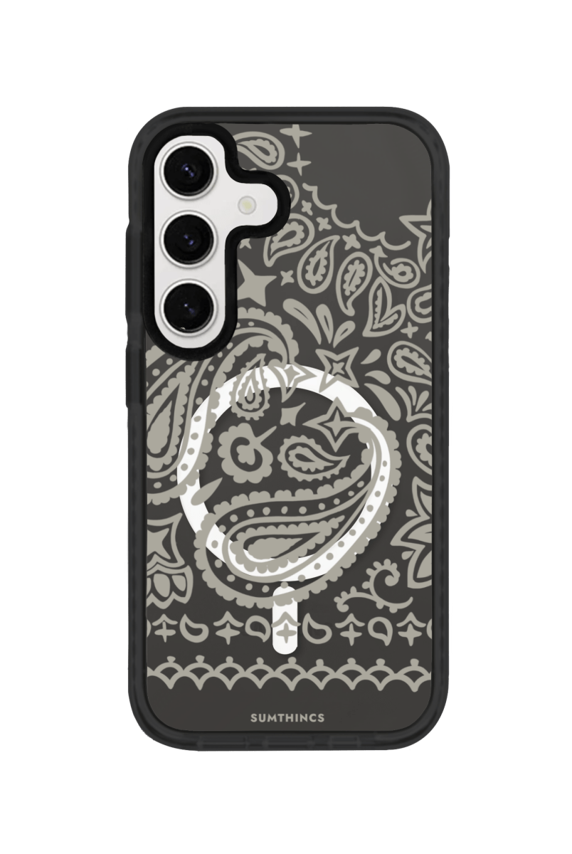 Samsung S25 Plus Urban Bandana Magsafe Procase Şeffaf Telefon Kılıfı Antrasit - SUMTHINCS