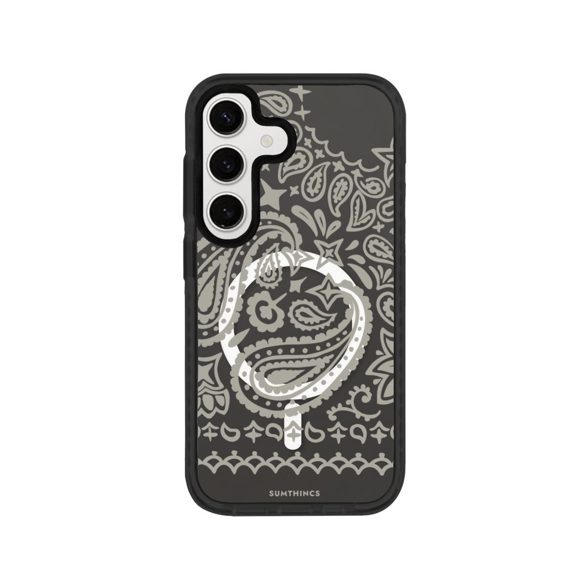 Samsung S25 Plus Urban Bandana Magsafe Procase Şeffaf Telefon Kılıfı Antrasit - SUMTHINCS