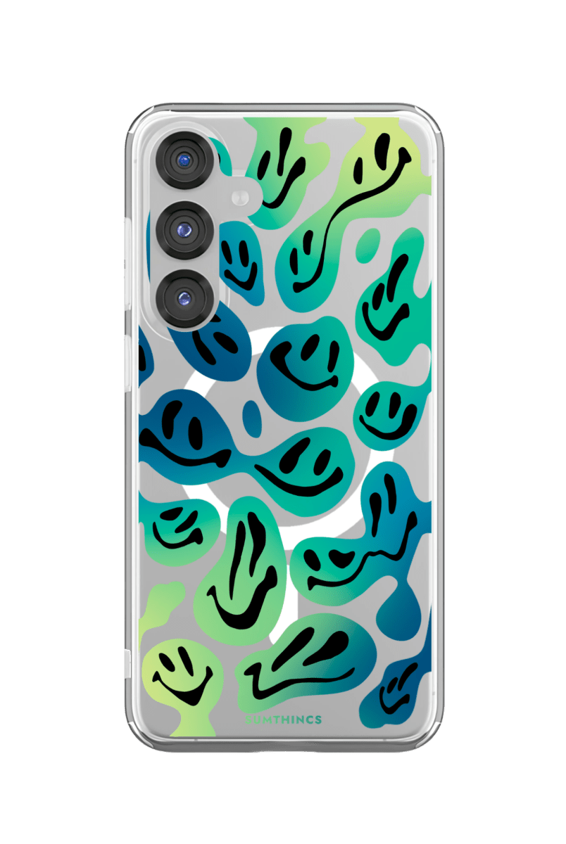 Samsung S25 Smiley Clear Magsafe Telefon Kılıfı - SUMTHINCS