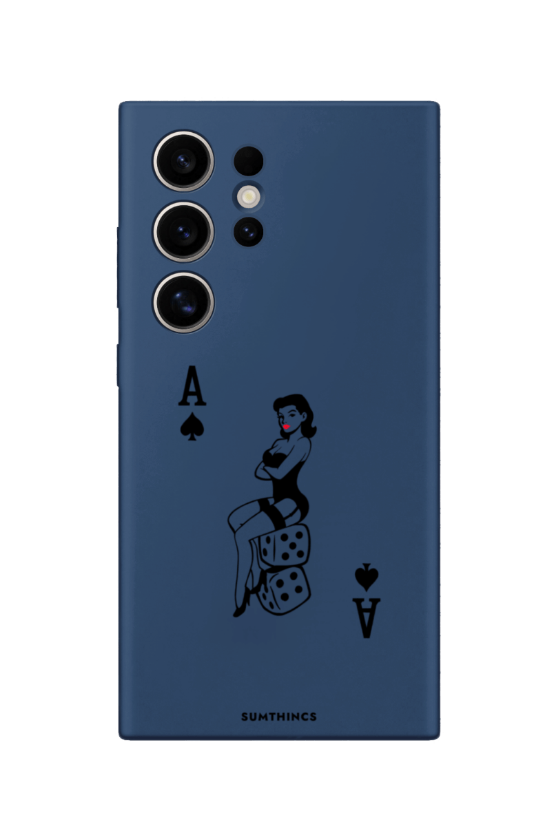 Samsung S25 Ultra Ace Queen Premium Telefon Kılıfı Pasifik Mavi - SUMTHINCS