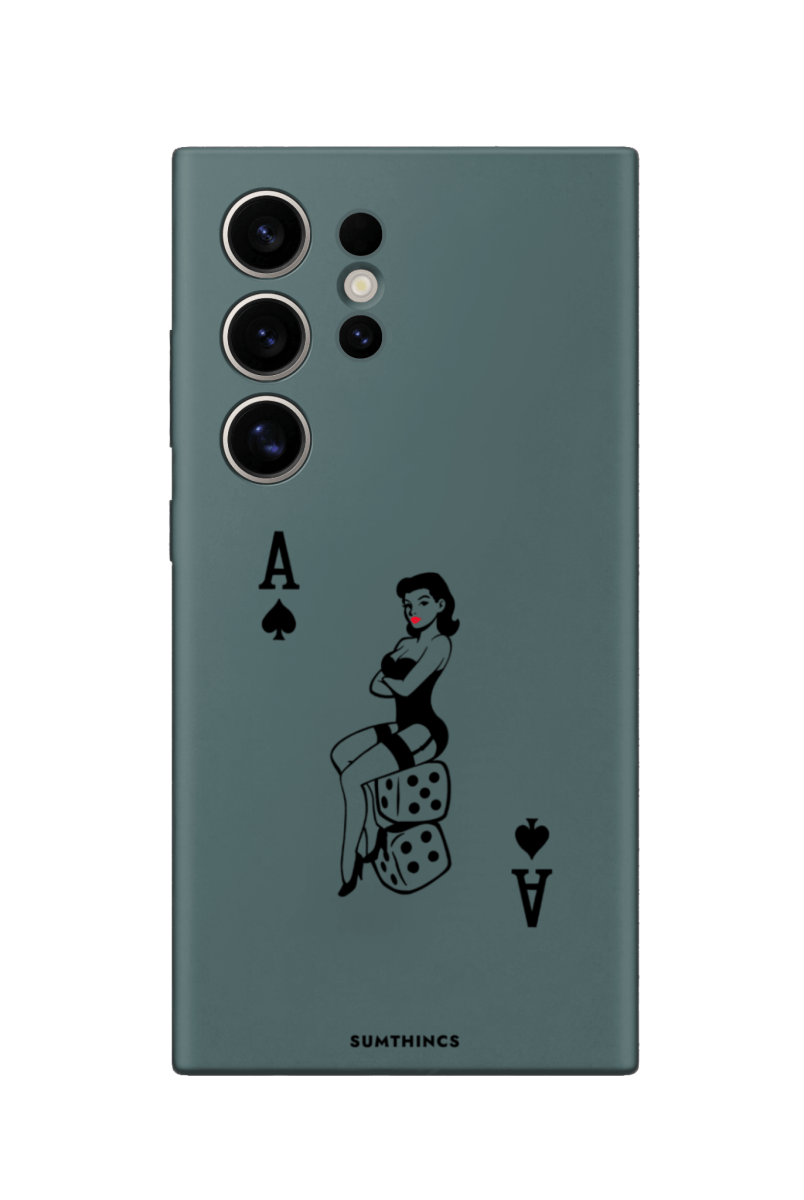 Samsung S25 Ultra Ace Queen Premium Telefon Kılıfı Kaktüs Yeşili - SUMTHINCS