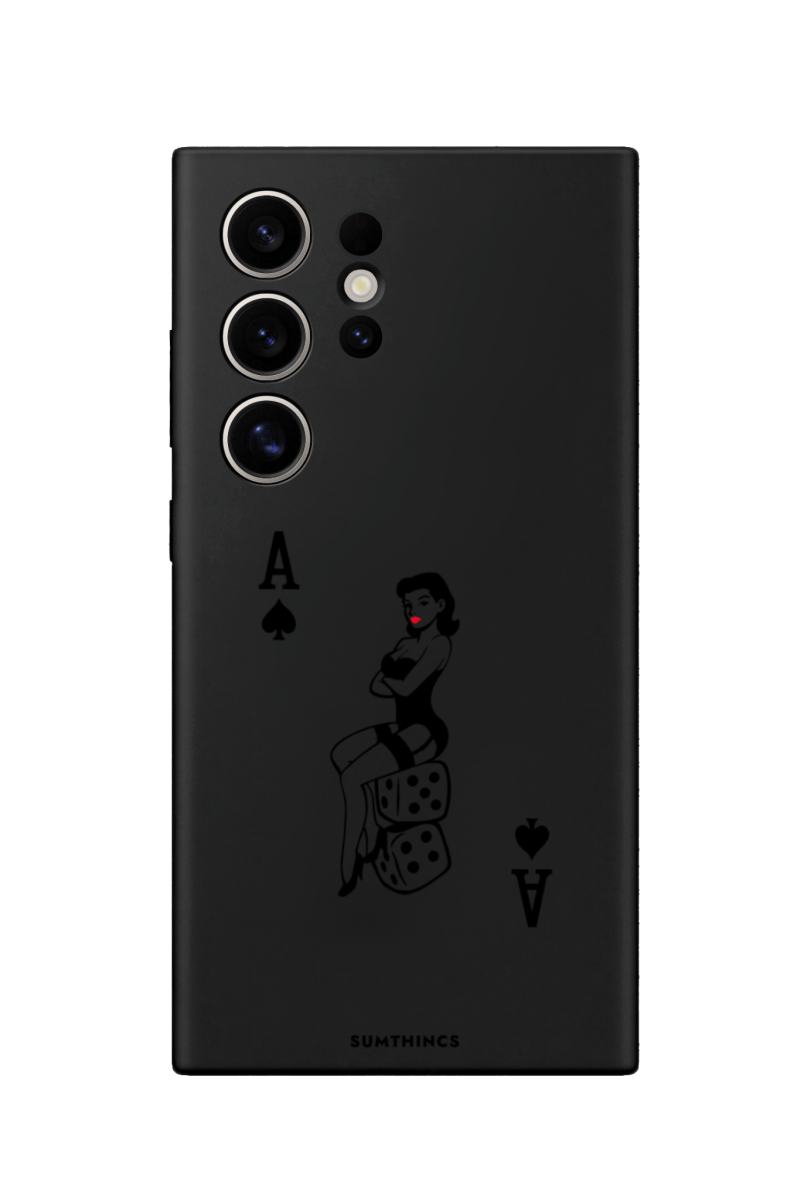 Samsung S25 Ultra Ace Queen Premium Telefon Kılıfı Siyah - SUMTHINCS