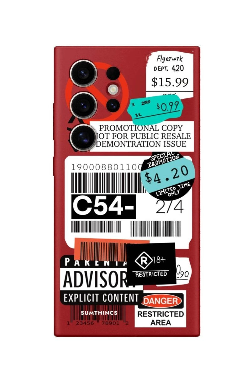 Samsung S25 Ultra Barcode C54 Premium Telefon Kılıfı - SUMTHINCS