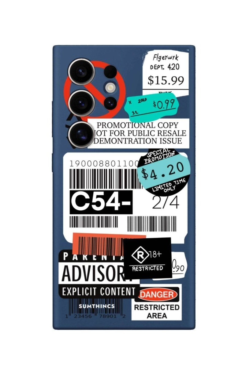 Samsung S25 Ultra Barcode C54 Premium Telefon Kılıfı - SUMTHINCS