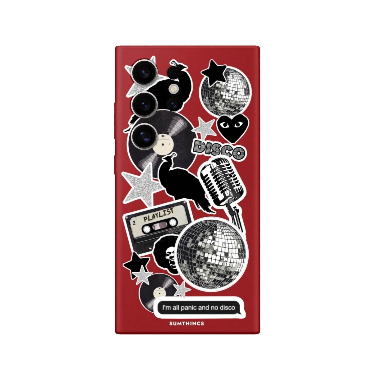 Samsung S25 Ultra Disco Stickers Premium Telefon Kılıfı - SUMTHINCS