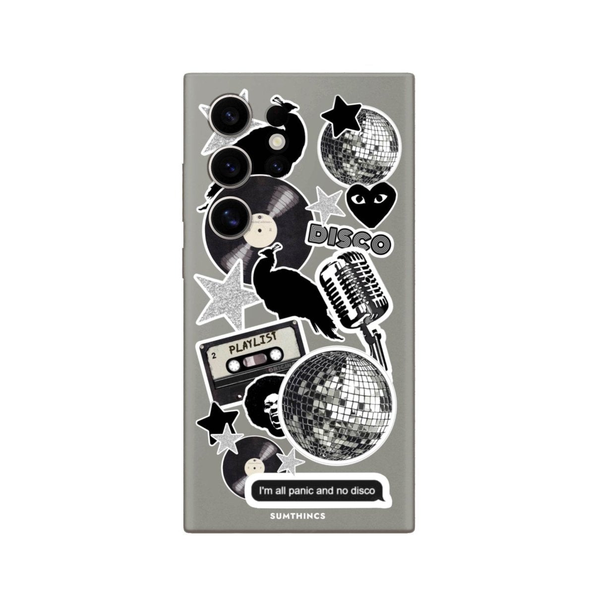 Samsung S25 Ultra Disco Stickers Premium Telefon Kılıfı - SUMTHINCS