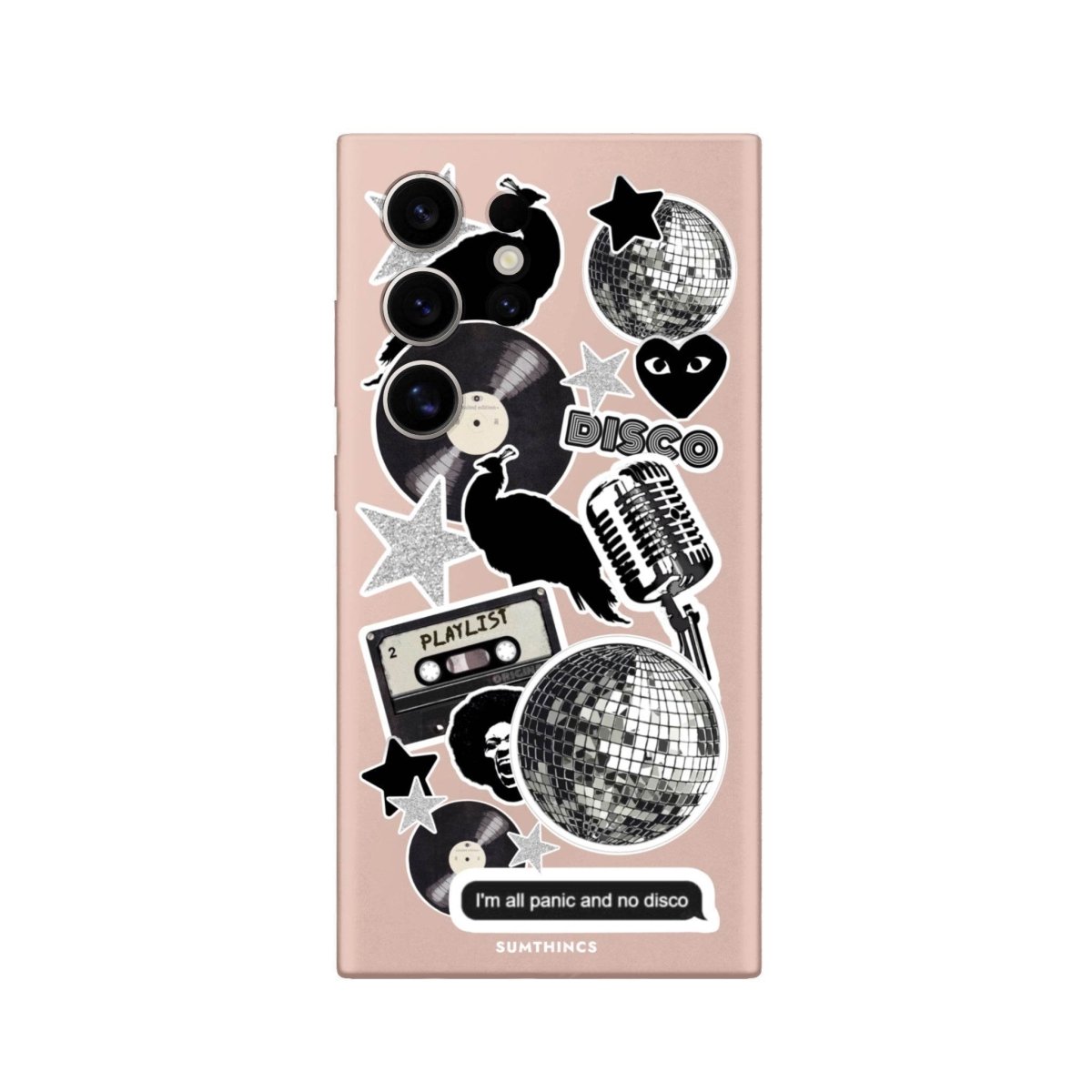 Samsung S25 Ultra Disco Stickers Premium Telefon Kılıfı - SUMTHINCS