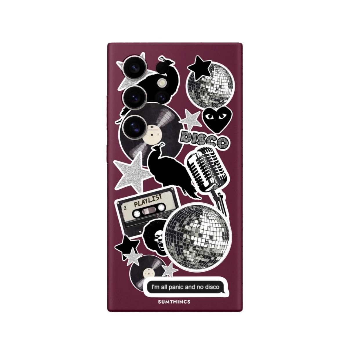 Samsung S25 Ultra Disco Stickers Premium Telefon Kılıfı - SUMTHINCS