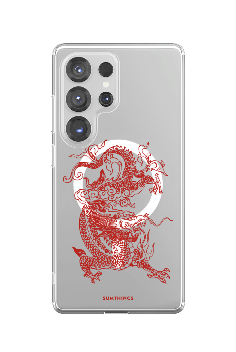 Samsung S25 Ultra Dragon Clear Magsafe Telefon Kılıfı - SUMTHINCS